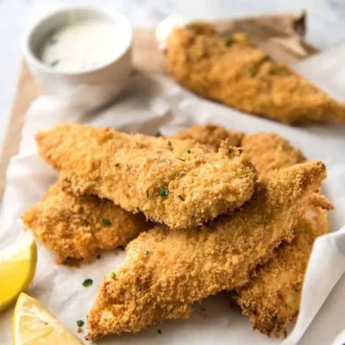 Crispy Parmesan Herb Chicken Tenders