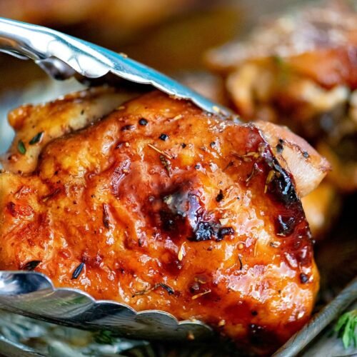 Balsamic Glazed Chicken Thighs