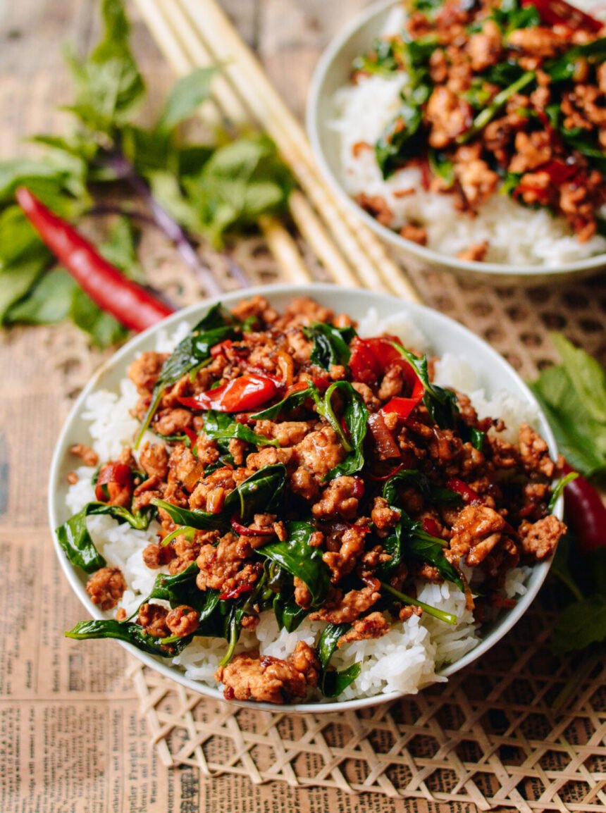 Spicy Thai Basil Chicken (Pad Krapow Gai)